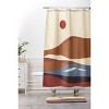 Viviana Gonzalez Western Desert Vibes II Shower Curtain Brown - Deny Designs: Polyester Microfiber, Machine Washable, 71x74 Inch - 3 of 3