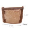 Unique Bargains Lightweight Three-Dimensional Triangular Mesh Makeup Bag 1Pc - 2 of 4