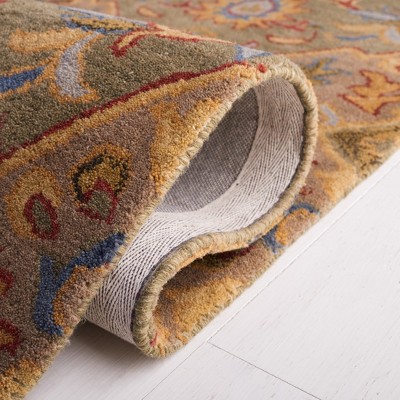 Lush Greenery Hand-Tufted Wool 4' x 6' Rectangular Area Rug