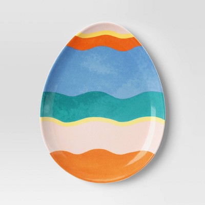 7.37" Melamine Figural Easter Egg Dinner Plate - Room Essentials™