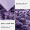 Cozy Bliss Faux Fur Throw Blankets, Plush Fuzzy Soft Thick Bubble Blanket for Sofa, Bedroom, Living Room - 3 of 4