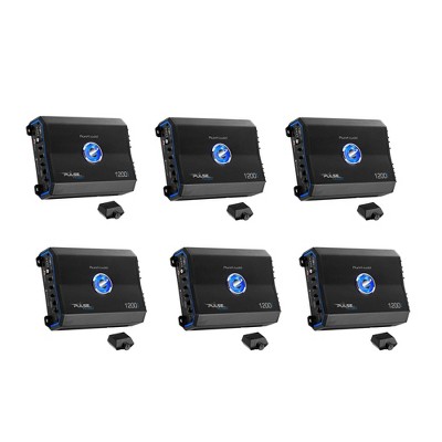 Planet Audio 1200W 2 Channel Full Range Class A/B MOSFET Amplifier (6 Pack)