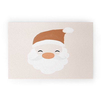 Naughty or Nice Red Holiday Doormat 18x30