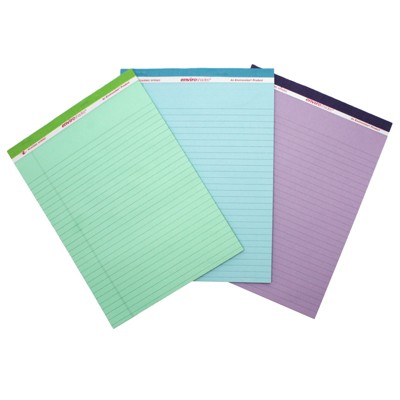 ROARING SPRING Legal Pad Standard Assorted 3 Pack 74100