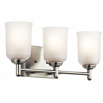 Kichler Lighting Shailene 3 - Light Vanity in  Brushed Nickel