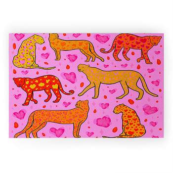 Doodle By Meg Valentine Leopard Print Welcome Mat - Society6