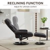 Okak Modern Chenille Adjustable Recliner Swivel Lounge Chair with Ottoman Footstool,Leisure Accent Chair for Living Rooms,Relaxation Areas - 4 of 4