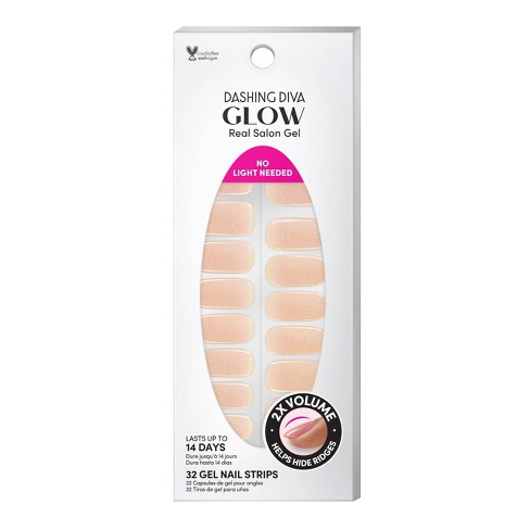 Dashing Diva Glow Nail Art - Meta Melt - 32ct : Target