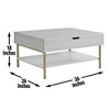 Whitman - Lift-Top Coffee Table - White - 3 of 4