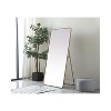 Elegant Lighting Soft Corner Metal Rectangle Full Length Mirror 30x60 Inch in Brass - 3 of 4