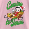 Girl's Betty Boop Christmas Coming to Town Pudgy T-Shirt - image 2 of 4