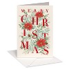 10ct Christmas Cards Boxed with Envelopes Poinsettias - 2 of 4