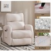 Recliner Chair,Fabric Power Recliner,Adjustable Modern Reclining Chair with Footrest for Adults,for Living Room,Medium - 4 of 4