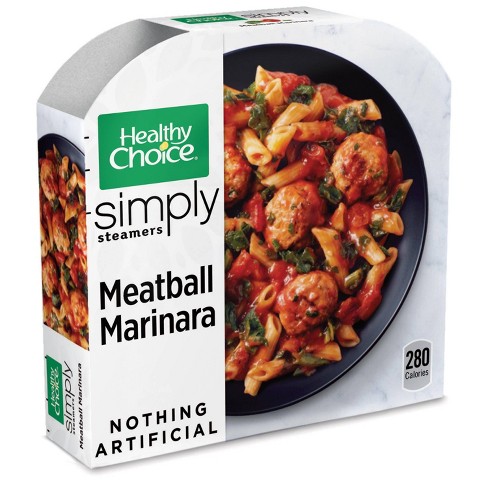 Healthy Choice Simply Steamers Frozen Meatball Marinara ...