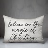 Creative Products Believe in the magic of Christmas 14x20 Indoor / Outdoor Pillow - 2 of 2