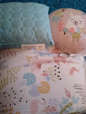 Olliix by Mi Zone Kids Aurora Blush Twin Cotton Reversible Comforter Set, Big Sandy Superstore