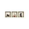 HomeRoots Set of Three Hag Faux Niche 3D Peel and Stick Wall Decals - 3 of 4