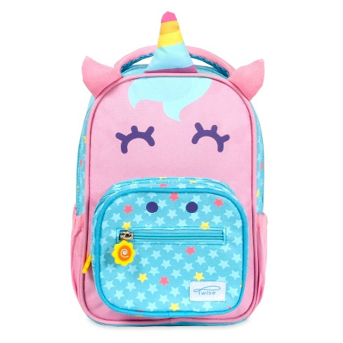 Cat & Jack Lunch Box and Bag Set with Utensils Unicorn Pink/Purple