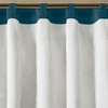 PAGED 84"x50" Floral Embroidered Curtain Panel,Blackout Curtains for Bedroom,Window Curtains with Rod Pocket and Back Tab for Living Room - 4 of 4