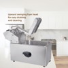 Stainless Steel Commercial Fryer with Easy Clean Rotary fryer head, Timer, Adjustable Temp Countertop Oil Fryers - 4 of 4