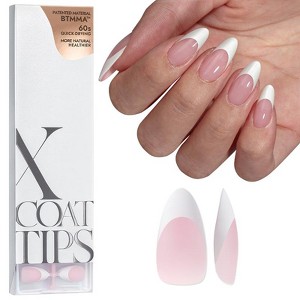 BTArtboxnails XCOATTIPS® White French - Almond - 1 of 4