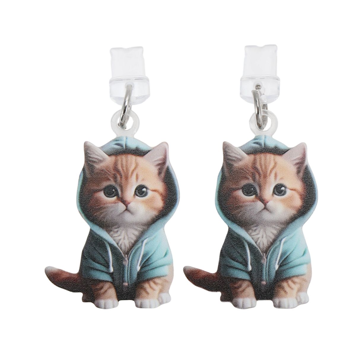 Unique Bargains Cat Pendants Dust Plug Charm for Lightning 2 Pcs