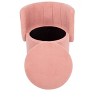 TOAOTBNBO Oversized Swivel Accent Chair with Ergonomic Rounded Armrests, Barrel Chair with Plush Cushion Single Sofa Chair for Hotel - 4 of 4