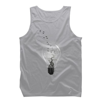 Men's Design By Humans Bulb By Barmalizer Tank Top