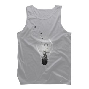 Men's Design By Humans Bulb By Barmalizer Tank Top - 1 of 4