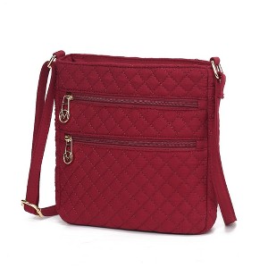 MKF Collection Lainey Solid Quilted Cotton Crossbody by Mia K - 1 of 4