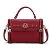 MKF Collection Sabrina Women's Vegan Leather Shoulder satchel Handbag by Mia K - 2 of 4