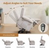 Bestier Massage Recliners for Elderly, Power Lift Recliner Chair with Heat and Vibration for Living Room,White - 2 of 4