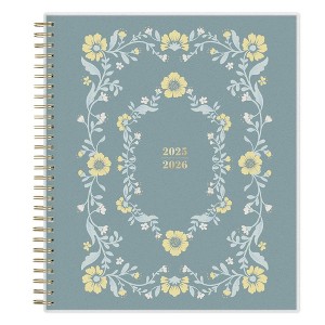 Blue Sky 8"x10" Weekly/Monthly Spiral Planner Smooth Frosted Sammie Green - 1 of 4