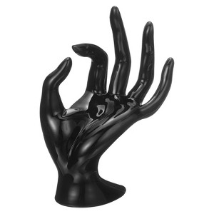 Unique Bargains Hand Design Heavy Base Holder Jewelry Ring Display Stand 1 Pc - 1 of 4