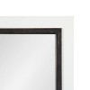 Kate and Laurel Bakersfield Rectangle MDF Decorative Mirror, 16x42, White - 2 of 4