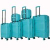 Vynxaria Expandable 6-Piece Luggage Set - Hard Shell, 360 Wheels, Lightweight Carry On, Password Lock, Unisex Travel Gear - 2 of 4
