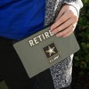 U.S. Army Retired Logo Makeup Cosmetic Bag Organizer Pouch - 3 of 4