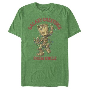 Men's Marvel Guardians of the Galaxy Uncle Galaxy Greetings T-Shirt - 1 of 3