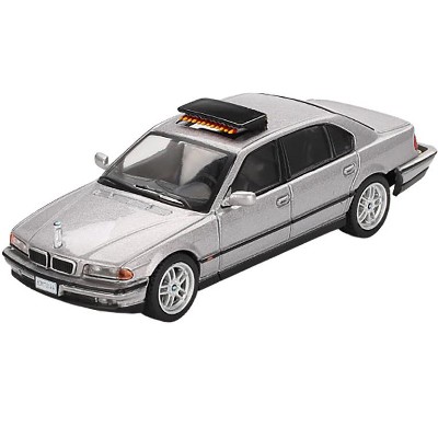 BMW 750IL Gray Metallic 007 James Bond "Tomorrow Never Dies" (1997) Movie Limited Edition 1/64 Diecast Model Car by Mini GT