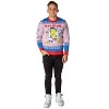 Seven Times Six Ted Lasso Men's Believe Fair Isle Ugly Christmas Sweater Knit Pullover Multicoloured - 3 of 4