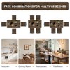 Dyonery 5 Piece Dining Table Set, Wood Kitchen Table and Chairs for Small Space,Breakfast Nook - 3 of 4
