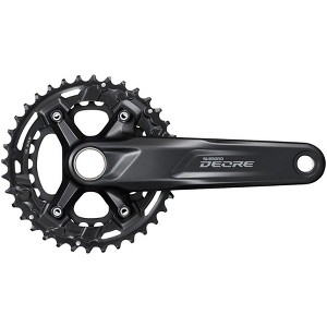 Shimano Deore FC-M4100-2 Crankset 175mm 10-Speed 36/26t, 96/64 BCD Black - 1 of 1
