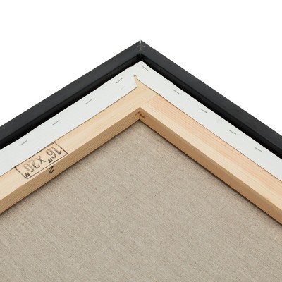 Gotham Black 20" x 20" Deep Gallery Frames Set of 3