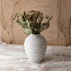 Braided Stripe Urn Vase White Metal by Foreside Home & Garden - 2 of 4