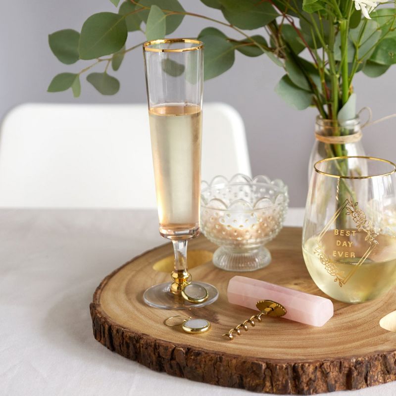 Wedding Champagne Flute Set by Twine Living®, 2 of 6