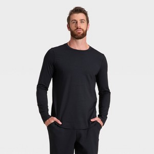 Men's Long Sleeve Soft Stretch T-Shirt - All In Motion™ - 1 of 3