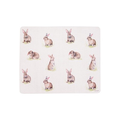 C&F Home Spring Easter Bunny Hardboard Placemat Set of 6