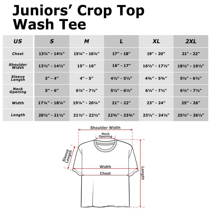 Juniors Womens Lilo & Stitch Colorblock Sunset Stitch Crop T-Shirt, 3 of 4
