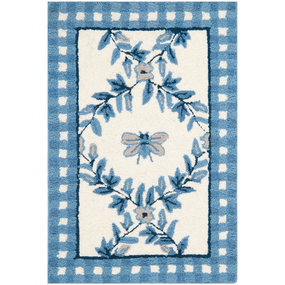  Hooked Tiana Rug Cream/Blue