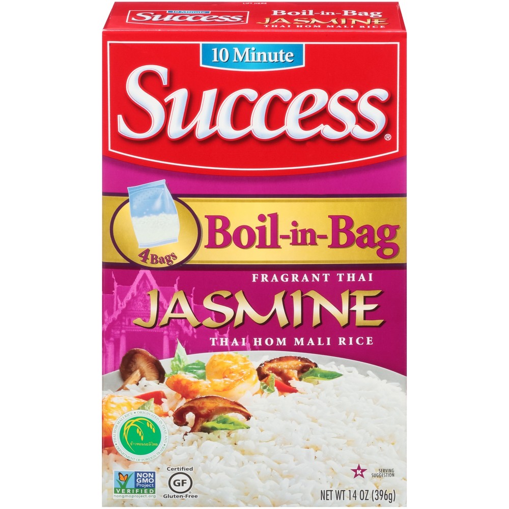 UPC 017400100766 product image for Success Boil-in-Bag Jasmine Rice - 14oz/4pk | upcitemdb.com